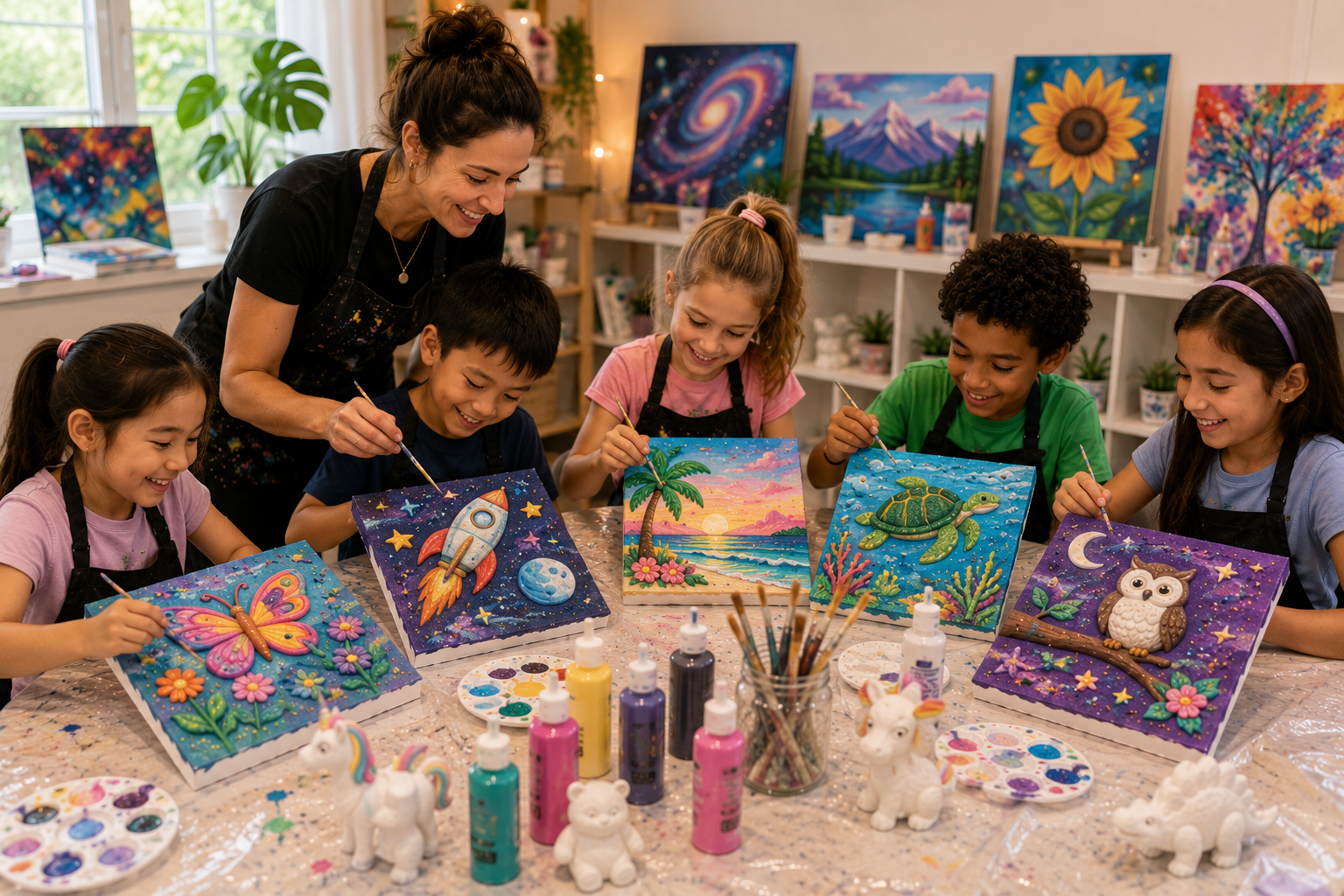 Kids art classes Toronto mobile workshop
